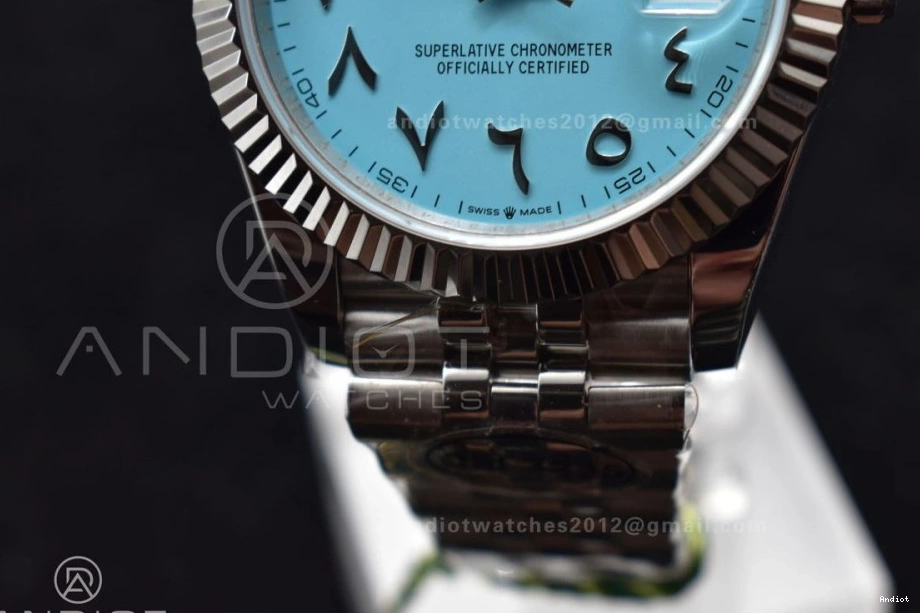 Dial 1:1 Seasonal 41 Best 904L Tiffany on DateJust DIWF Jubilee 636 Marker Steel Blue Bracelet Edition SA Arabic 126334 0712